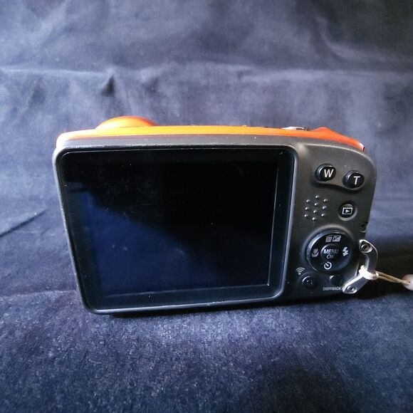 Fujifilm FinePix XP90 Orange 16.4 MP 5x Optical Zoom Digital Camera TESTED Works - Picture 2 of 9